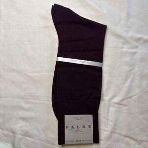 Falke No 6 Finest Wool & Silk Luxury Men's Burgundy Socks